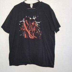 Anime Black T Shirt Men's Size 2XL